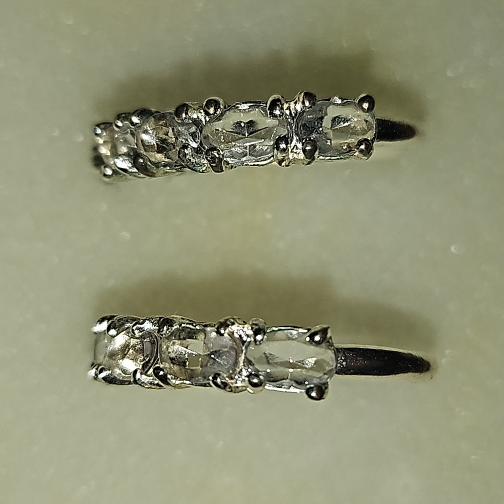 Silver earings